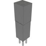 Conn Elevated Socket SKT 4 POS 2.54mm Solder ST Top Entry Thru-Hole Bulk