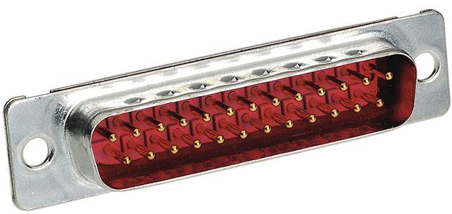 HARTING-09674155615 Steckverbinder, D-Sub Conn D-Sub M 15 POS Solder Cup ST Panel Mount 15 Terminal 1 Port