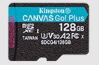Kingston Technology-SDCG4/128GB 闪存卡 Flash Card 128G-byte 3.3V MicroSDXC Card