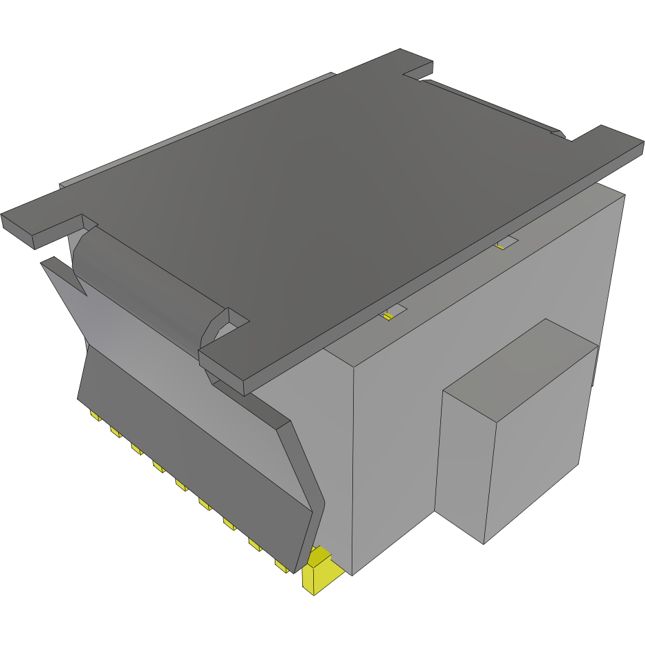 Samtec-SOLC-105-02-S-Q-P Connector Headers and PCB Receptacles Conn Socket Strip SKT 20 POS 0.635mm Solder ST SMD Tube