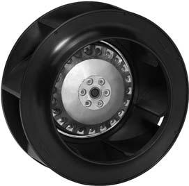 ebm-papst-R2E133-BH72-13 Gebläse und Lüfter AC Motorized Impeller Centrifugal Ball Bearing 115V 203CFM 66dB