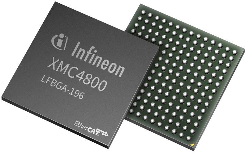 Infineon Technologies AG-XMC4800E196F1024AAXQMA1 Microcontrollers - MCUs MCU 32-bit ARM Cortex M4 RISC 1MB Flash 3.3V 196-Pin LFBGA Tray