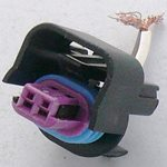 Delphi-13520101-B Einzeladersteckverbinder, Gehäuse Conn Housing RCP 2 POS Crimp ST Cable Mount Black