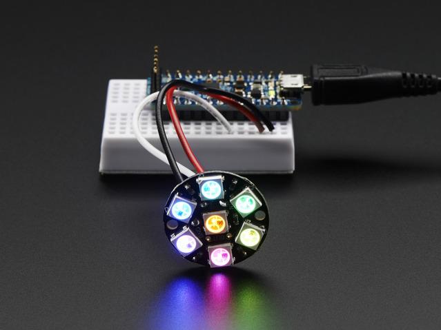 Adafruit Industries-2226 开发套件和工具 NeoPixel Jewel - 7 x 5050 RGB LED with Integrated Drivers