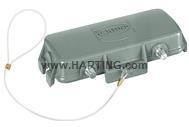 HARTING-09300245426 Accesorios del conector Connector Accessories Cover Straight Metal