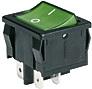 Marquardt Switches-1805.6108 Switch Rocker Switch Rocker ON OFF DPST Solder Curved Rocker 10A 250VAC 372.85VA 50000Cycles