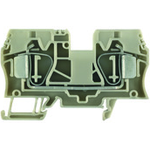 Conn Feed-Through Terminal Block 2 POS Tension Clamp ST T DIN Rail 60A