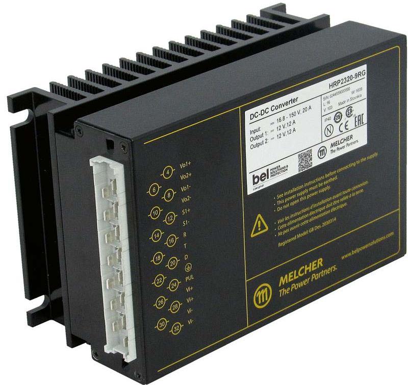 Bel Power Solutions-HRP2880-9RG DC/DC-Wandler und Spannungsreglermodul Module DC-DC 110VIN 2-OUT 48V/48V 2.5A/2.5A 240W