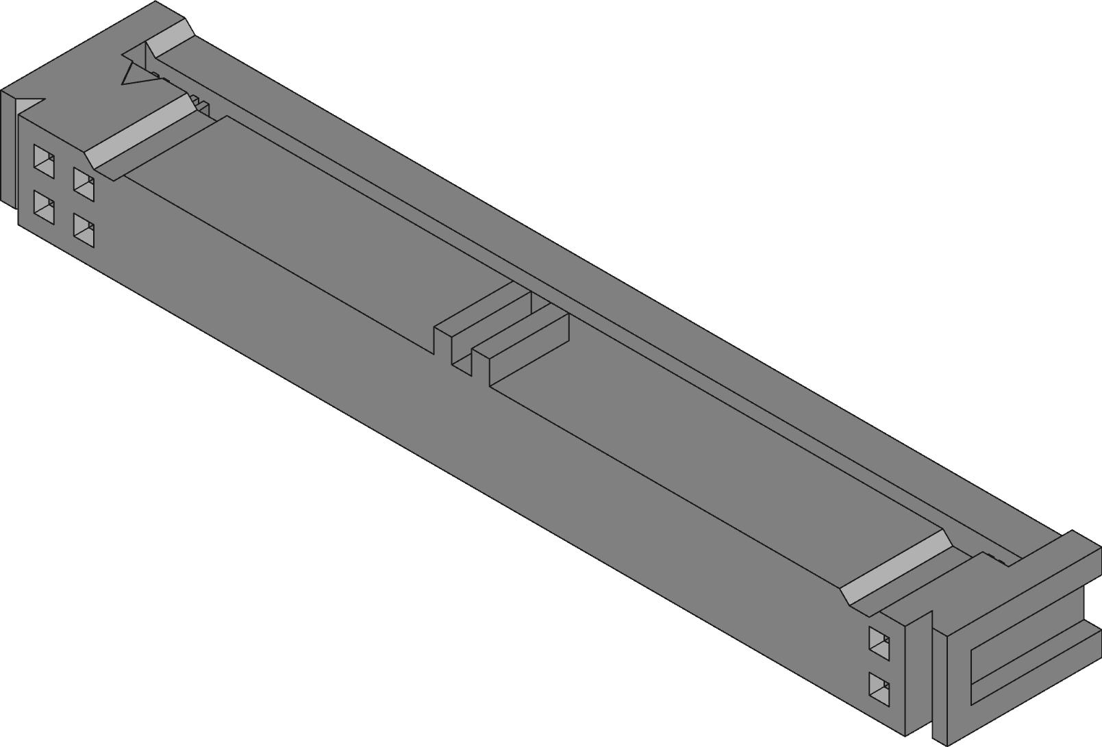 3M-89144-0101 Steckverbinderleisten und Leiterplattenbuchsen Conn IDC Connector SKT 44 POS 2.54mm IDT RA Cable Mount Box