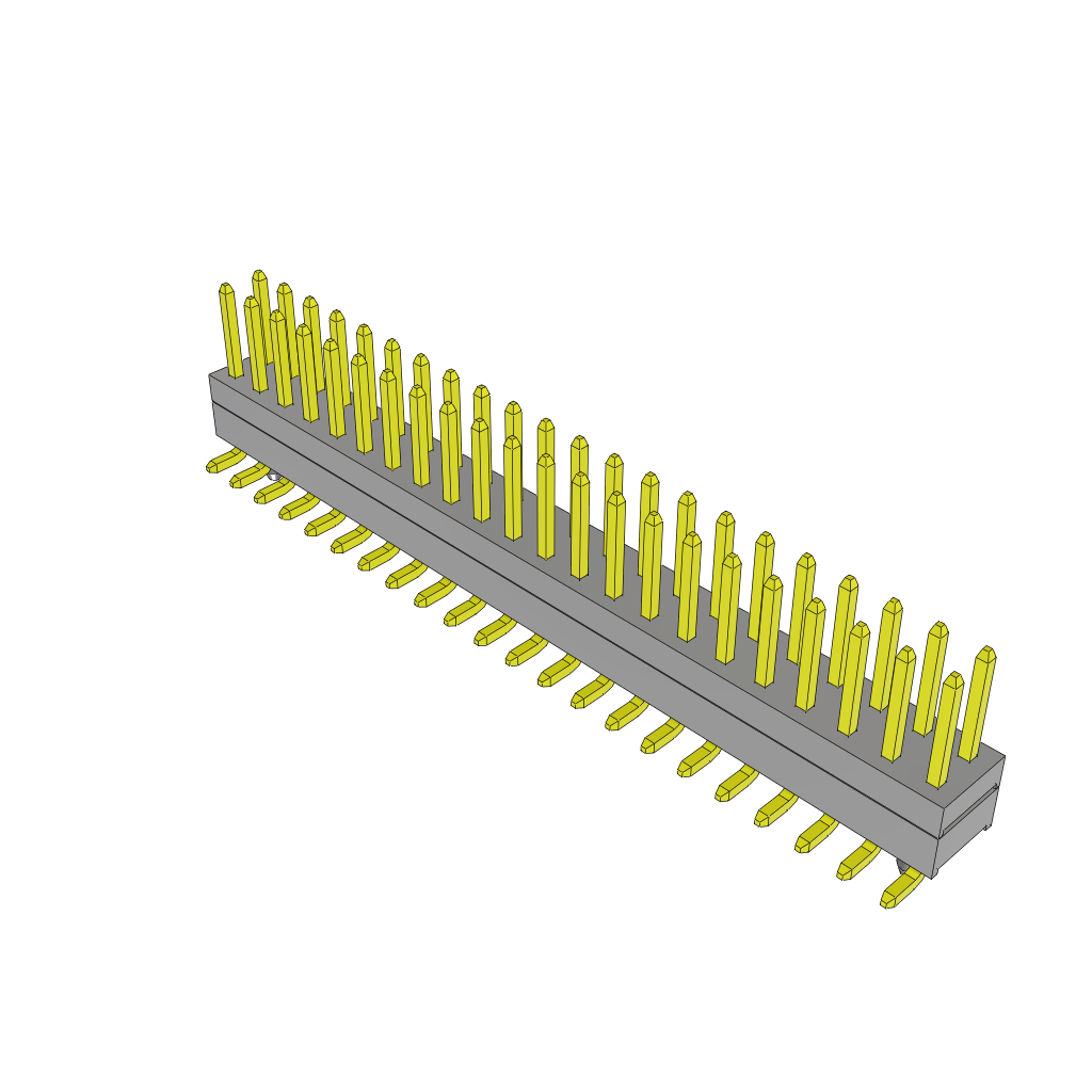 Samtec-TW-22-09-G-D-190-SM-A Embases de raccordement et réceptacles PCB Conn Board Stacker HDR 44 POS 2mm Solder ST Top Entry SMD Tube