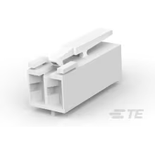 TE Connectivity-4-1241961-3 Custodia filo connettore dedicato Conn Housing RCP 2 POS 5mm Crimp ST Cable Mount Natural Box/Carton
