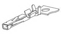 TE Connectivity-1376260-2 Contacto del conector Contact SKT Crimp ST Cable Mount 26-30AWG T/R