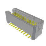 Conn Shrouded Header (4 Sides) HDR 20 POS 1.27mm Solder ST Top Entry SMD TIGER EYE™ T/R