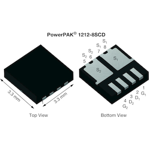 Vishay-SISF20DN-GE3 MOSFETs Trans MOSFET N-CH 60V 14A 8-Pin PowerPAK 1212-SCD T/R