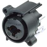 Conn XLR Connector F 3 POS Solder ST Thru-Hole 3 Terminal 1 Port