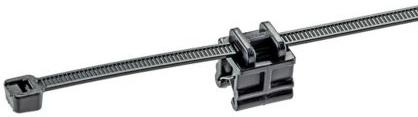 Panduit-CMEB24-2S-C300 Accessori per cavi Cable Accessories Edge Clip With Cable Tie Steel/Nylon 6/6 Black Zinc