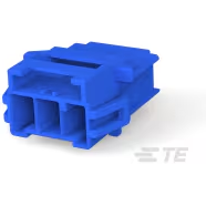 TE Connectivity-3-1971772-3 Custodia filo connettore dedicato Conn Housing RCP 3 POS 6mm Crimp ST Panel Mount Blue Carton