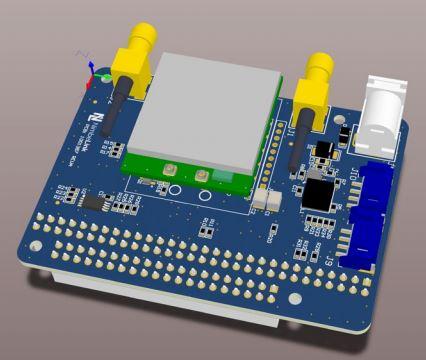 NimbeLink, LLC-NL-AB-RPI RF/Drahtlos-Entwicklungsplatinen und Kits Cellular Module Adapter Board