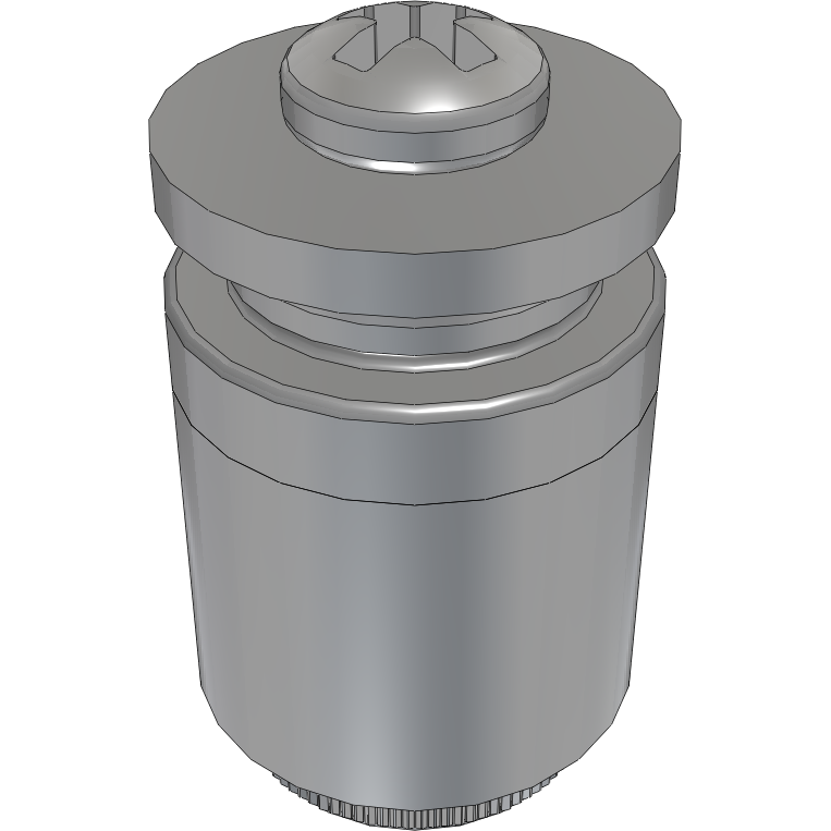 Samtec-JSO-0815-01 Distanzhülsen Jack Screw Standoff Straight Stainless Steel Bag