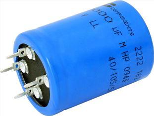 Vishay-MAL216358681E3 Condensatore alluminio Cap Aluminum Lytic 680uF 385V 20% (40 X 70mm) Solder Pin 0.18 Ohm 3.24A 5000h 105°C Cardboard