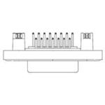 Conn D-Sub F 15 POS 2.84mm Solder RA Thru-Hole 15 Terminal 1 Port Carton
