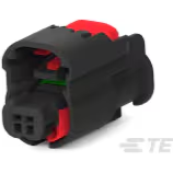 TE Connectivity-2292906-2 Einzeladersteckverbinder, Gehäuse Conn Housing RCP 2 POS 1.27mm Crimp ST Cable Mount Black Bag