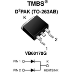Diode Schottky 170V 60A 3-Pin(2+Tab) TO-263AB T/R