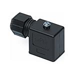 Valve Access DIN Connector Polyamide Black