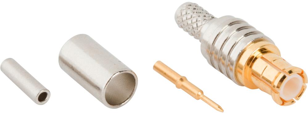 Amphenol RF-919-388P-51S 射频连接器 919-388P-51S Amphenol RF Connectors MCX PL 0Hz to 6GHz 50Ohm Crimp ST Cable Mount Gold - Arrow.com