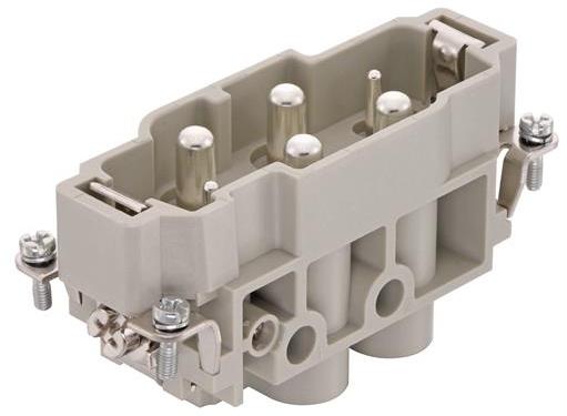 HARTING-9380062601 Conector rectangular Conn Rectangular M 6 POS Screw ST Panel Mount