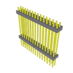 Conn Board Stacker HDR 30 POS 2.54mm Solder ST Top Entry Thru-Hole Bulk