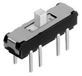 ALPS ALPINE CO., LTD-SSSS223600 Schiebeschalter Switch Slide DP3T Top Slide 0.3A 6VDC 10000Cycles PC Pins Thru-Hole Bulk