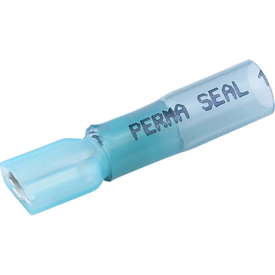 Molex-0191640050 Raccordement de terminaux Quick Disconnect Terminal 14-16AWG Brass Blue F 37.08mm Tin Perma-Seal™ Carton