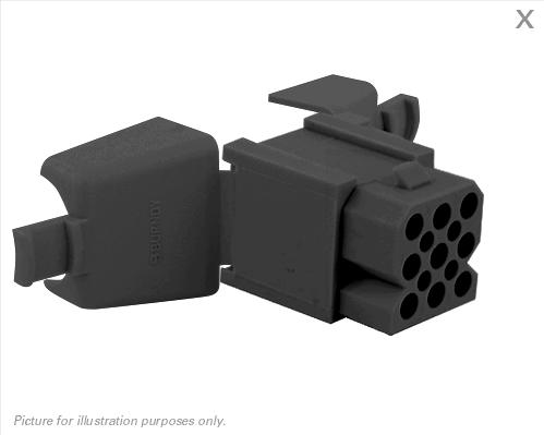 SOURIAU-SMS9RDH1 矩形连接器 Conn Rectangular RCP 9 POS Crimp ST Cable Mount