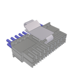 Cable Assembly 0.406m Power 20 POS SKT Crimp 24AWG