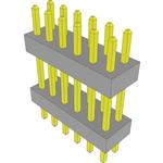 Conn Board Stacker HDR 12 POS 2mm Solder ST Thru-Hole Bulk