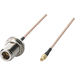 Cable Assembly Coaxial 0.1m MCX to Type N F-M