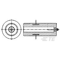 TE Connectivity-861257-1 Connector Power RECEPTACLE CONN PWR