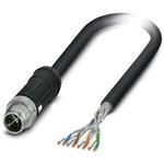Network cable Ethernet CAT6A (10 Gbps) 8-position Elastomer electron beam cross-linked halogen-free