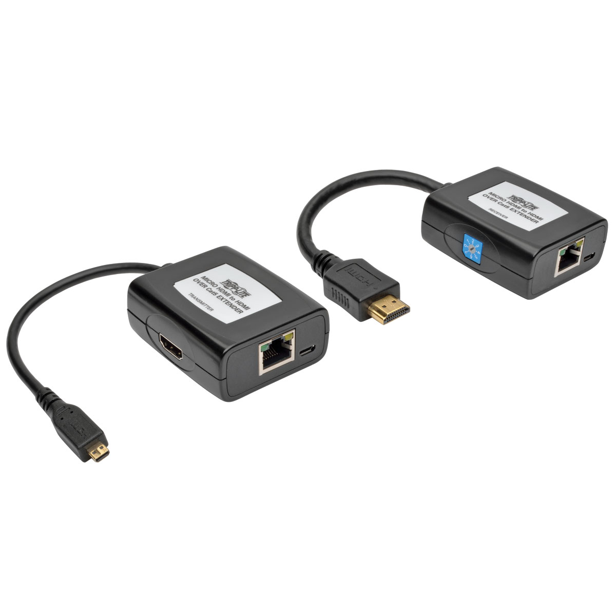 Eaton-B126-1A1-U-MCRO Kommunikation, verschiedene HDMI to HDMI over Cat5/Cat6 Active Extender Kit