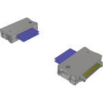 Samtec-ERCD-025-15.00-TEU-TED-2-B Kabelbaugruppen Koaxial Cable Assembly Coaxial 0.38m 34AWG Board to Board to Board to Board M-M EDGE RATE® Bag