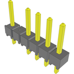 Conn Unshrouded Header HDR 6 POS 2.54mm Solder ST Top Entry Thru-Hole Bulk