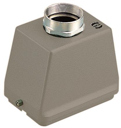 HARTING-09300480440 Adaptateurs pour manchons thermorétractables Hood 180° 48B Shell Size Powder Die Cast Aluminum Single Lock Han®