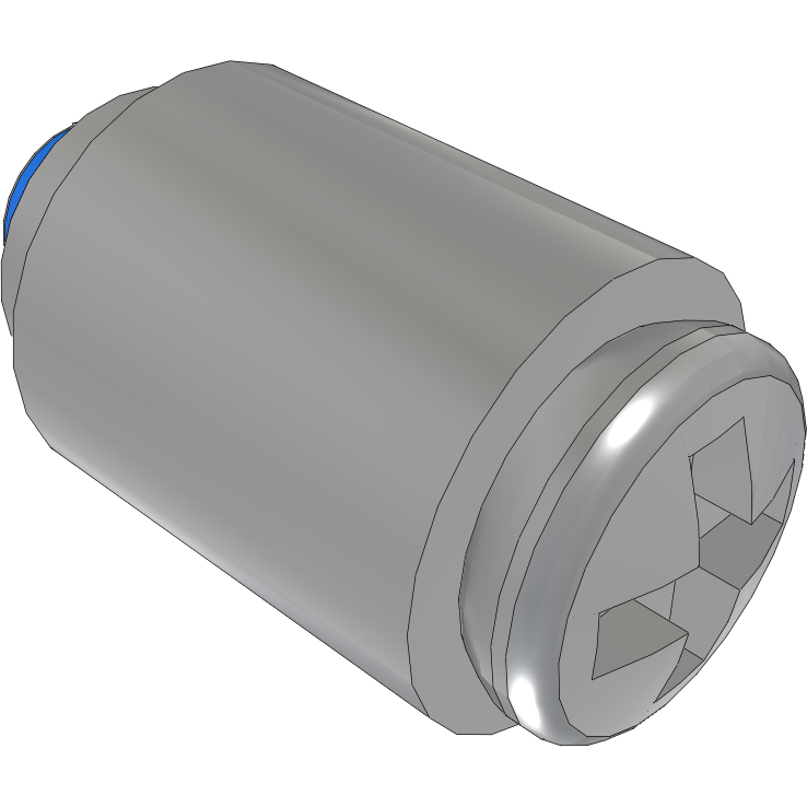 Samtec-SO-0715-01-01-02-L Distanzhülsen Standoff Round Swage F 4-40-THD Stainless Steel 303