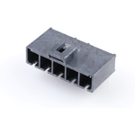 Conn Wire to Board HDR 5Power POS 5.7mm Solder RA Thru-Hole Mega-Fit Tray