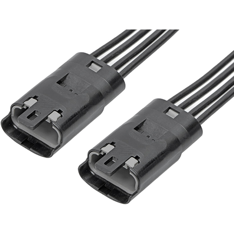 Molex-2153121042 Assemblaggio cavo Altro Cable Assembly 0.3m 20-22AWG Wire to Board to Wire to Board 4 to 4 POS M-M Crimp-Crimp Bag