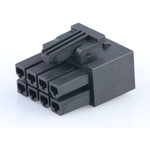 Mini Fit Sigma Receptacle Housing 4.20mm Pitch Dual Row Glow Wire Capable 8 Circuits