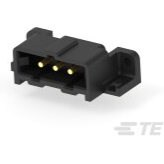 TE Connectivity-207541-7 矩形连接器 Conn Rectangular PIN 3 POS 5mm Solder RA Thru-Hole Tube