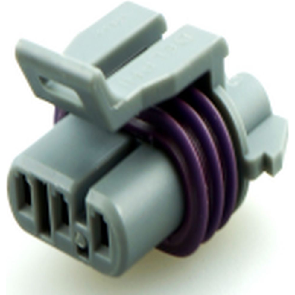 Aptiv-12129946 Connector Discrete Wire Housing Conn Housing RCP 3 POS Crimp ST Cable Mount Gray