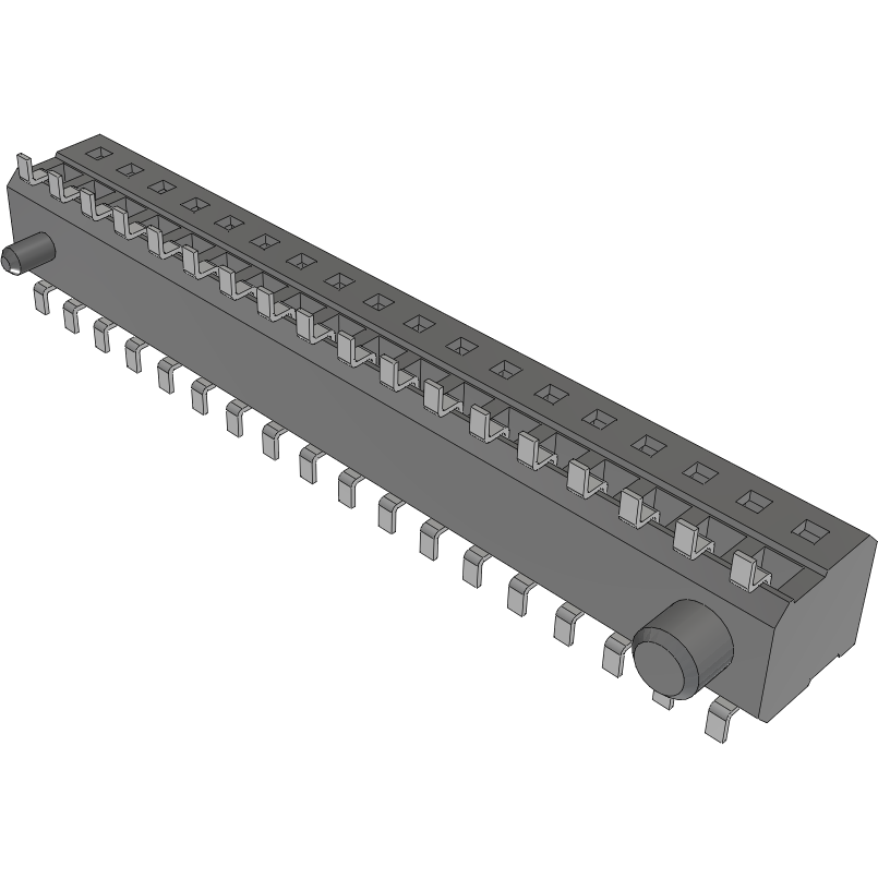 Samtec-CLP-118-02-LM-DH-A Embases de raccordement et réceptacles PCB Conn Socket Strip SKT 36 POS 1.27mm Solder RA Side Entry SMD TIGER CLAW™ Tube